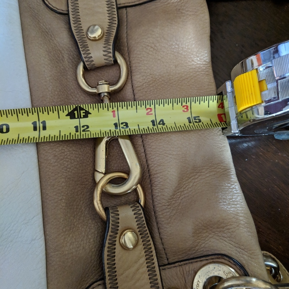 B Makowsky Hopo bag leather Over Size purse - Picture 8 of 8